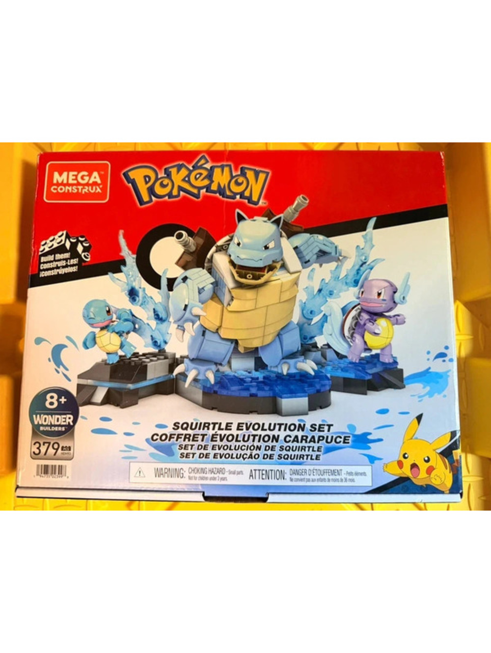 MEGA Construx Pokemon Squirtle Evolution Set 379 Pcs HDH93 Sealed